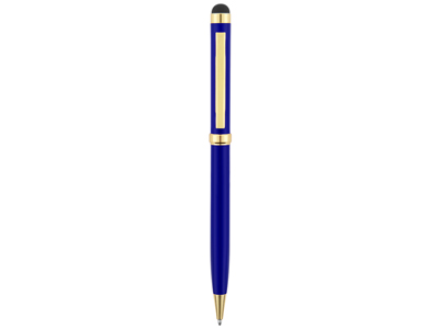 Ручка шариковая Голд Сойер со стилусом, синий
