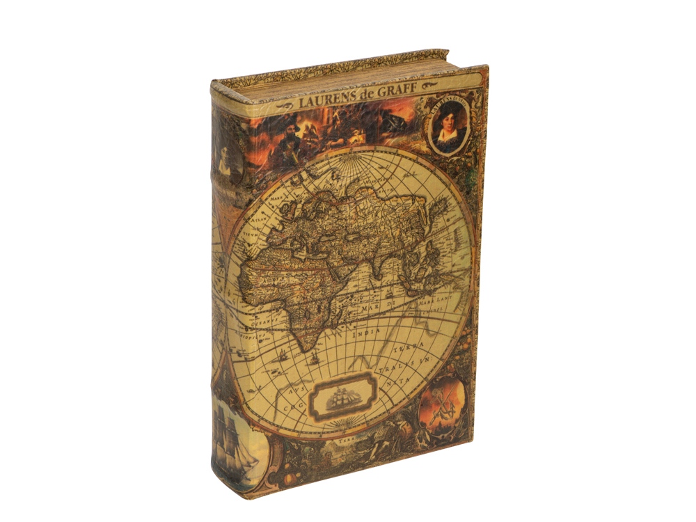 Подарочная коробка Карта мира