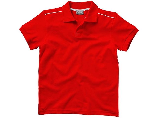 Рубашка-поло Backhand мужская, красный/белый