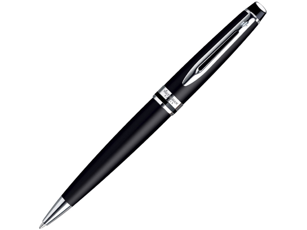 Ручка-роллер Waterman Expert, цвет: Black Laque CT, стержень: Fblk