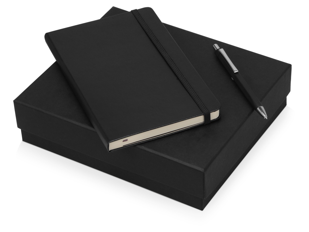 Подарочный набор Moleskine Hemingway с блокнотом А5 и ручкой, серый