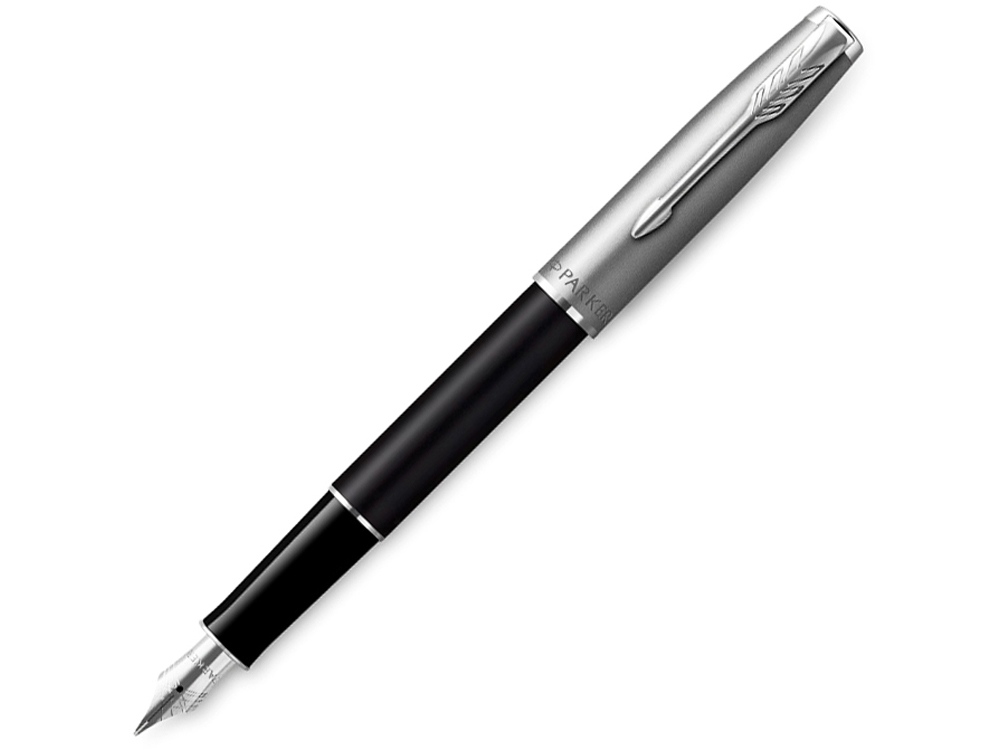 Ручка-роллер Parker Sonnet Entry Point Black Steel CT, стержень: F, цвет чернил: black, в подарочной упаковке