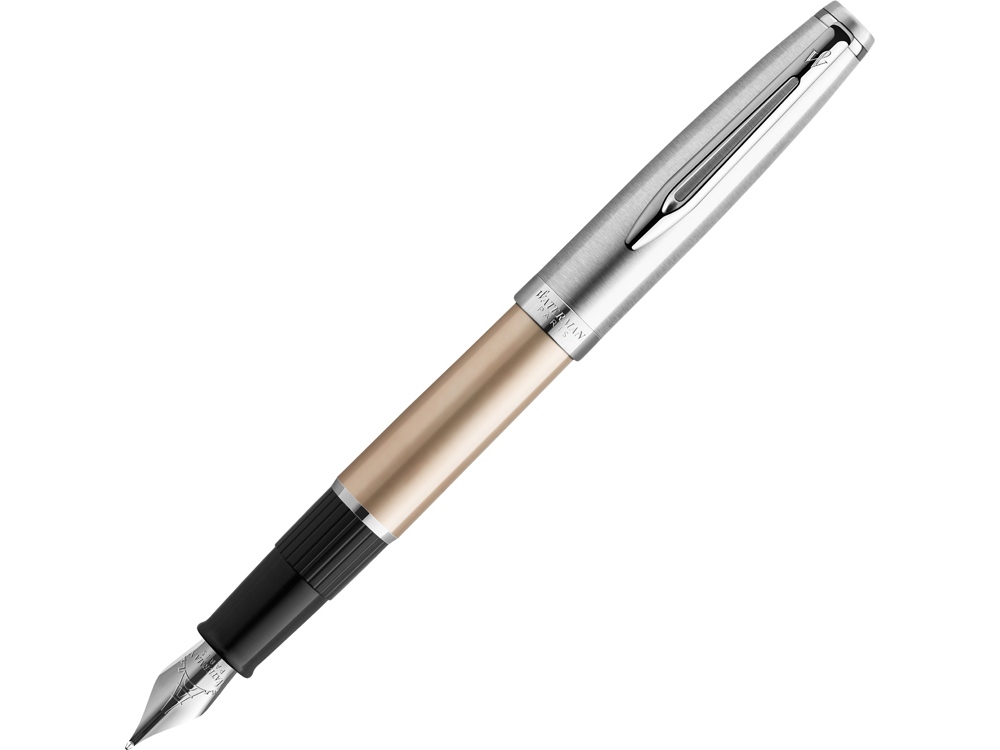 Ручка роллер Waterman Embleme цвет GOLD CT, цвет чернил: черный