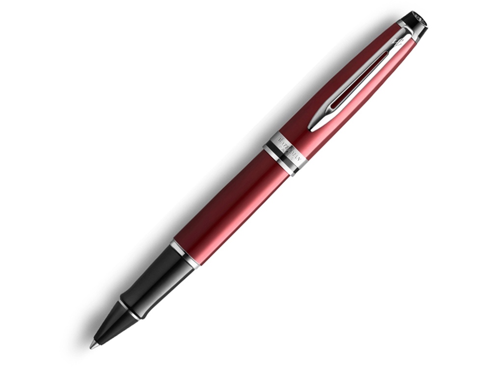 Перьевая ручка Waterman Expert Dark Red Lacquer CT Black, перо: M, цвет чернил: blue.