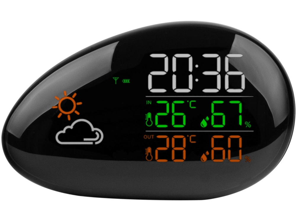 Часы с беспроводным зарядным устройством Rombica Timebox 1, белый