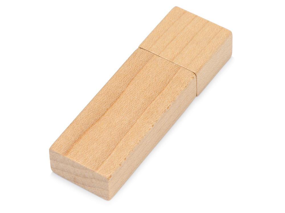 Флеш-карта USB 2.0 16 Gb Woody с магнитным колпачком, темное дерево