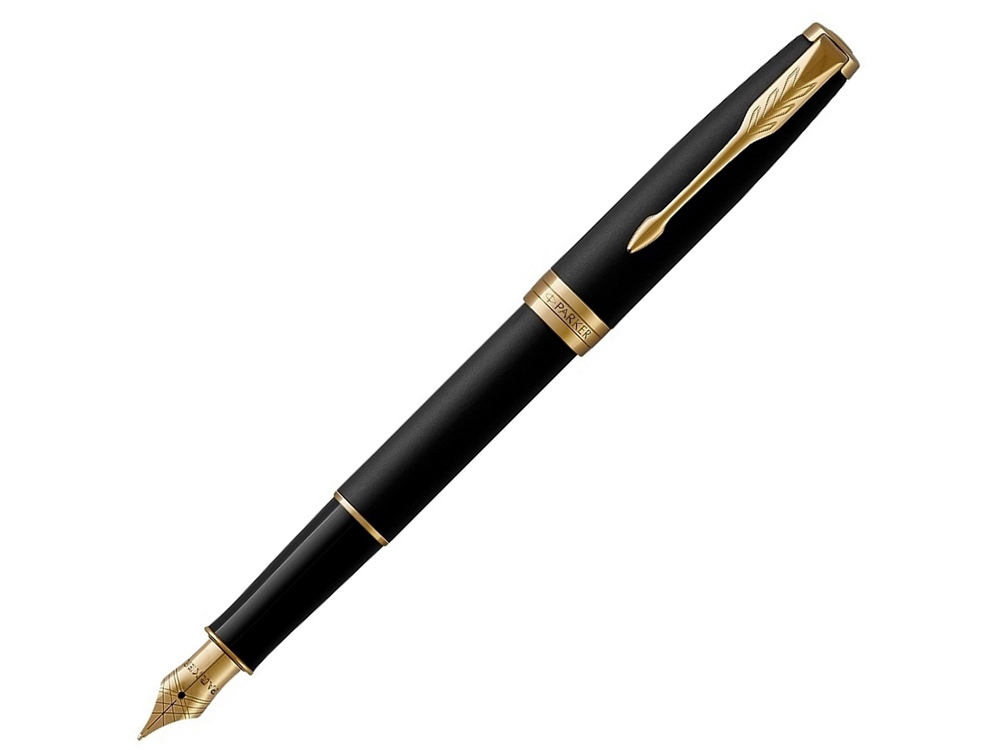 Ручка шариковая Parker Sonnet Core Black Lacquer CT, черный/серебристый