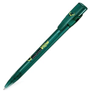 KIKI FROST, ручка шариковая, фростированный зеленый, пластик