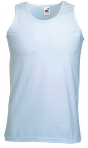 Майка мужская "Athletic Vest", белый_L, 100% хлопок, 160 г/м2