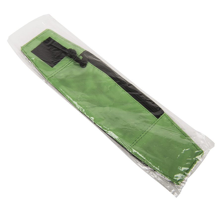 Кошелек на запястье "Ronda"; зеленый; 27х7х0,4 см; полиэстер