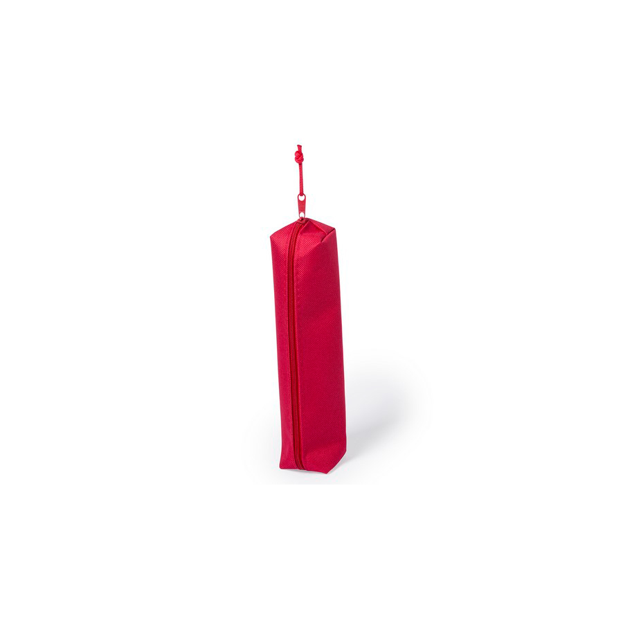 Чехол для карандашей ATECAX, красный, 5х20х4,5 см, полиэстер