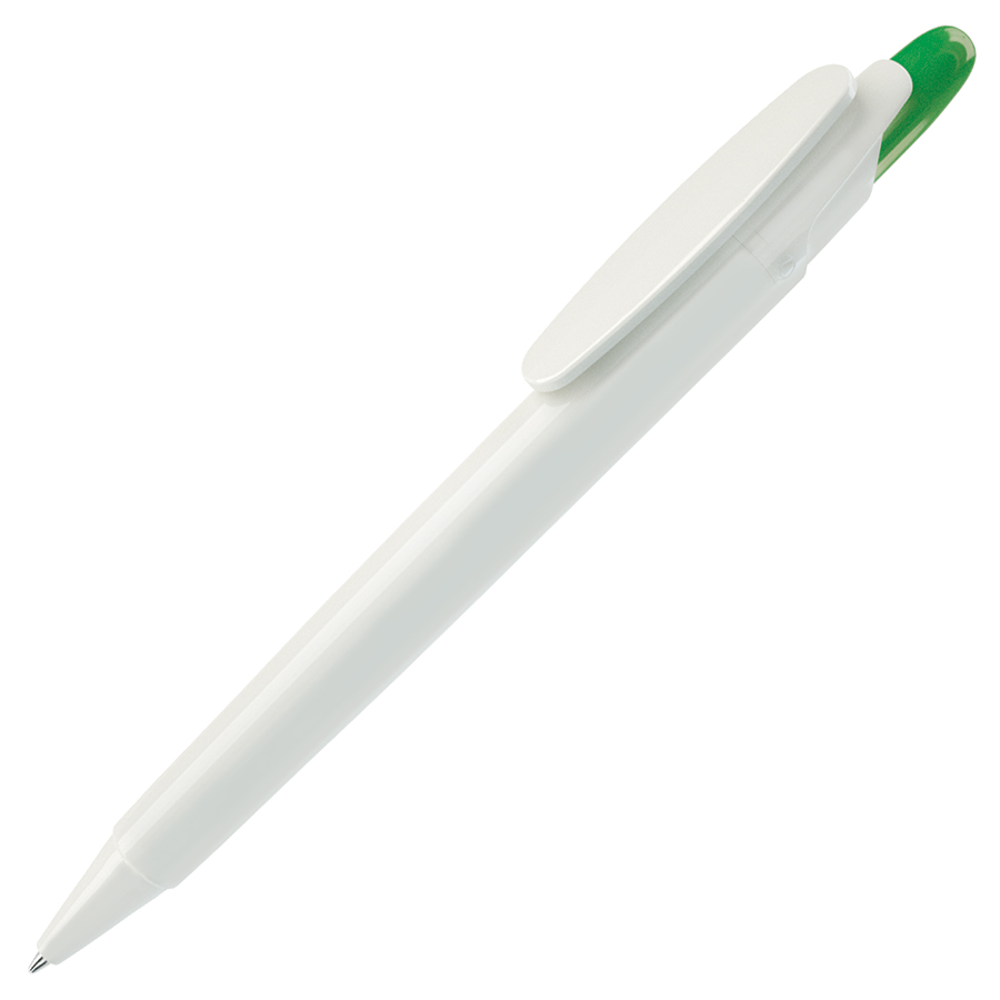 OTTO, ручка шариковая, зеленый/белый, пластик