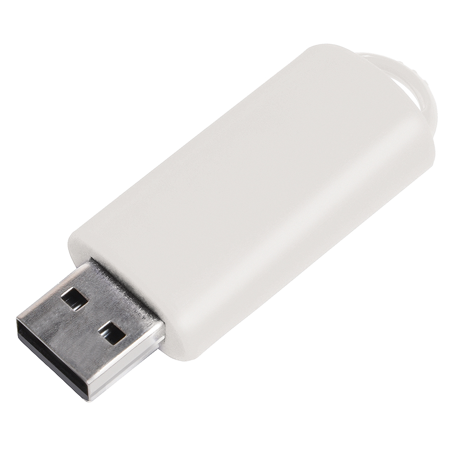 USB flash-карта "Fix" (8Гб),белая, 5,8х2,1х1см,пластик