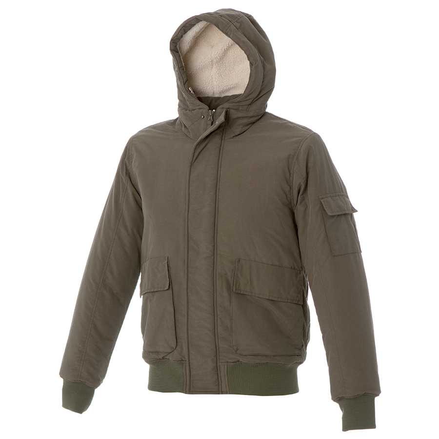 Куртка мужская "Calgary", темно-зеленый_ M, 70% хлопок, 30% п/э; подкладка: 100% п/э, 190Т
