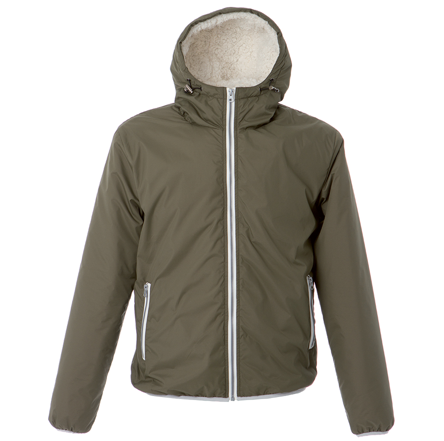 Куртка мужская  "Bergen", темно-зеленый_ XXL, 100% полиэстер, 320T подкладка: 100% полиэстер