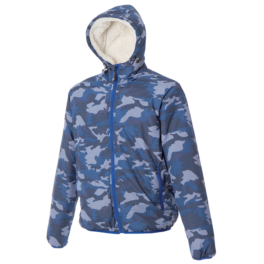 Куртка мужская  "Bergen", камуфляж синий_ M, 100% полиэстер, 320T подкладка: 100% полиэстер