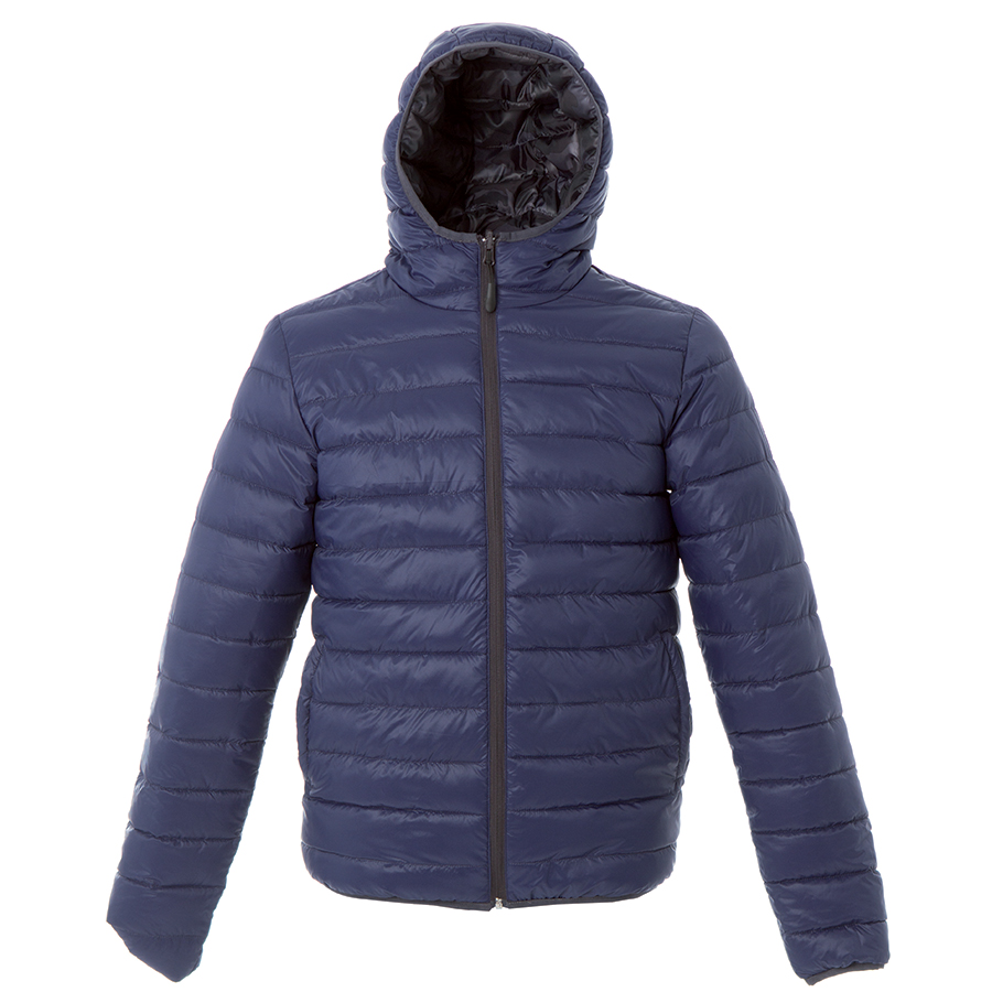 Куртка мужская двухсторонняя "Alaska",  синий/серый_S, 100% п/э, 380T; подкладка: 100% п/э, 380T