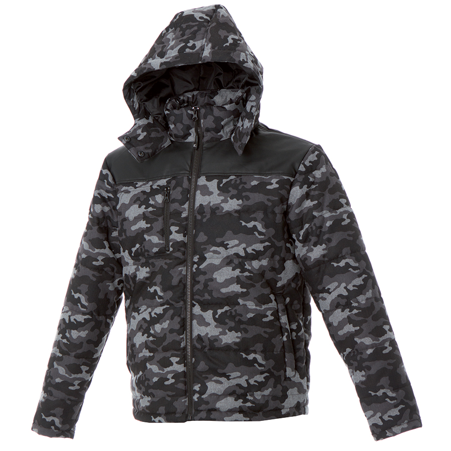 Куртка мужская "Montreal", камуфляж серый_M, 100% нейлон, 160D; подкладка: 100% полиэстер 210T