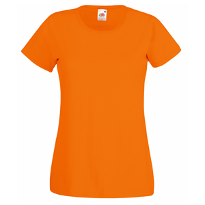 Футболка "Lady-Fit Valueweight T", оранжевый_L, 100% хлопок, 165 г/м2