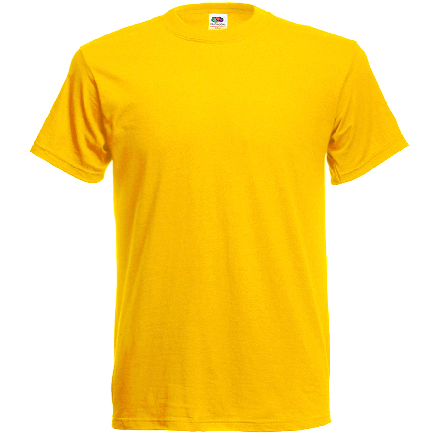 Футболка мужская "Original Full Cut T", желтый_XL, 100% х/б, 145 г/м2