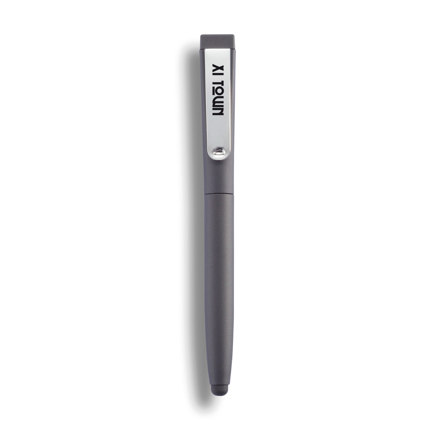 Ручка-стилус с флешкой 3 в 1, серый