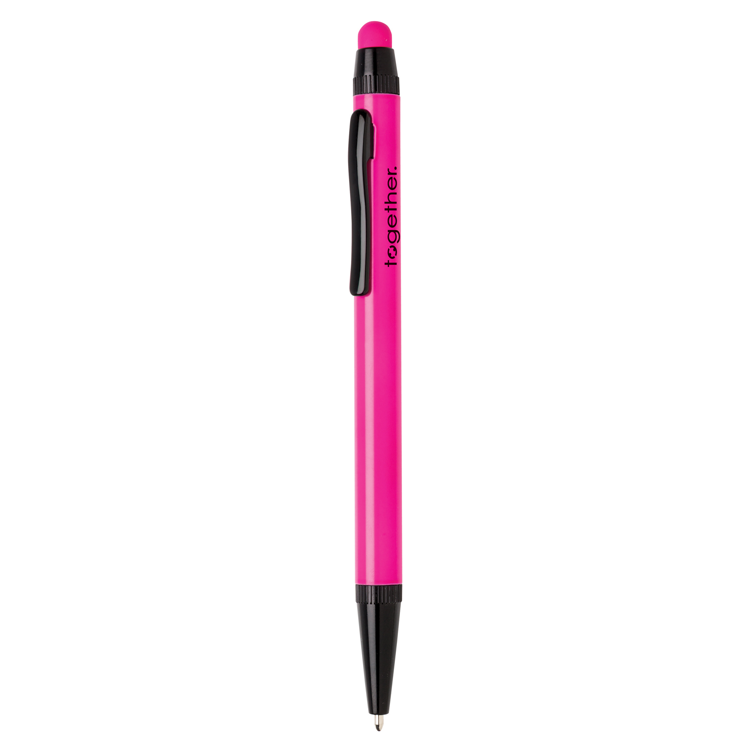 Алюминиевая ручка-стилус с подставкой для телефона, синий