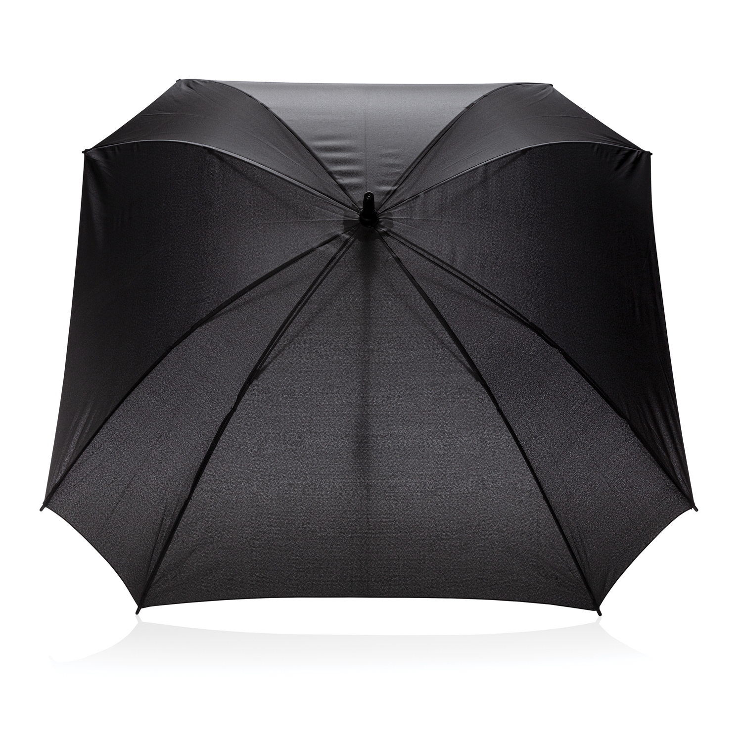 Механический квадратный зонт XL с местом для логотипа, 27"