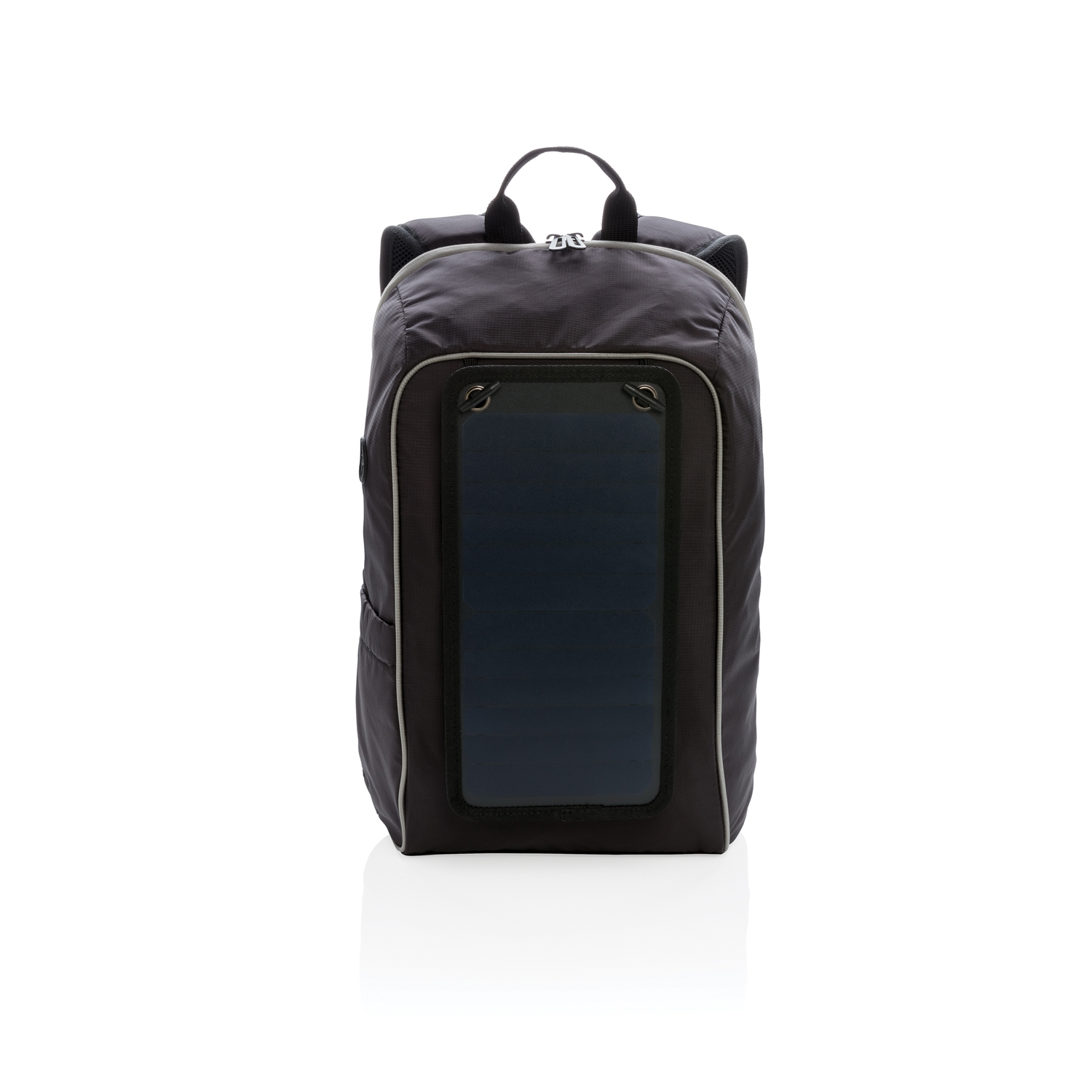 Походный рюкзак с солнечной батареей, черный